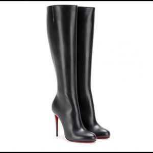 Christian Louboutin fifi botta 100 black boots